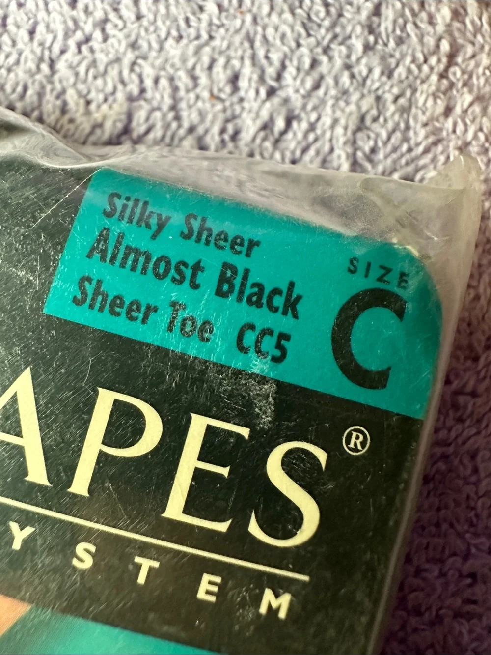 Vintage No Nonsense great shape all over shaper pantyhose size C